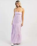 Mooloola Women's Wilmer Maxi Dress in Purple | Size 06