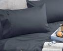 Morrissey Luxury 1200TC Sheet Set - Grid Charcoal - King - AfterPay & zipPay Available