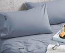 Morrissey Luxury 1200TC Sheet Set - Grid Charcoal - King - AfterPay & zipPay Available