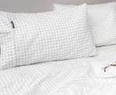 Morrissey Luxury 1200TC Sheet Set - Grid Charcoal - King - AfterPay & zipPay Available