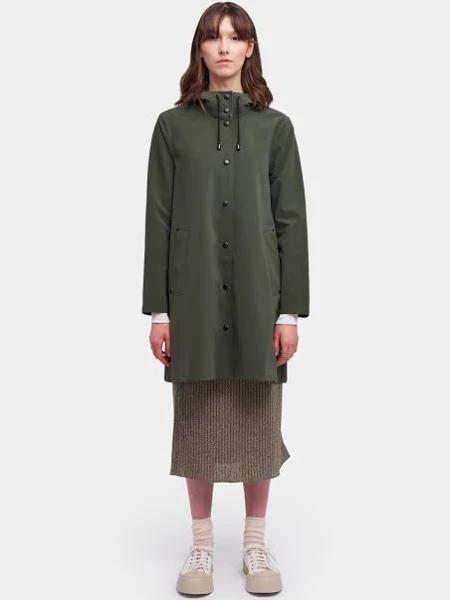 Mosebacke Lightweight Matte Raincoat Dark Green