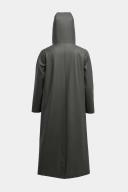 Mosebacke Long Lightweight Zip Raincoat Green