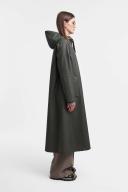Mosebacke Long Lightweight Zip Raincoat Green