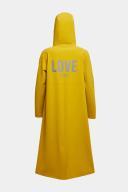 Mosebacke Long Matte Print Raincoat Gold