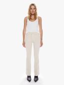 Mother | Women The Weekender Fray Cotton Jeans Beige 27