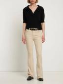 Mother | Women The Weekender Fray Cotton Jeans Beige 27