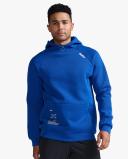 Motion Hoodie, 2XU, XXL, Surf/White, Male
