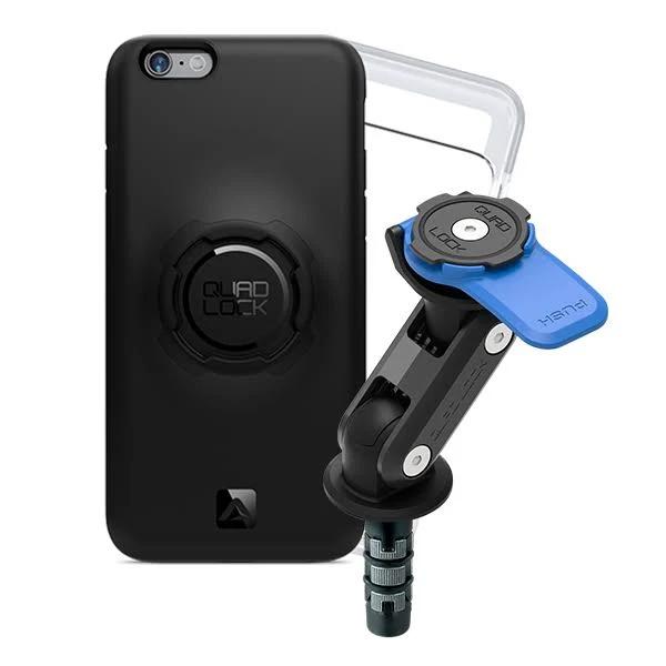 Motorcycle Fork Stem Mount and Case For iPhone 6/6s by Quad Lock