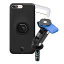Motorcycle Fork Stem Mount and Case For iPhone 8 Plus by Quad Lock