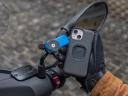 Motorcycle Fork Stem Mount and Case For iPhone 8 Plus by Quad Lock