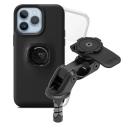 Motorcycle Fork Stem Mount Pro and Case For iPhone 14 Pro Max by Quad Lock