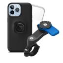 Motorcycle Handlebar Mount and Case For iPhone 13 Pro Max by Quad Lock