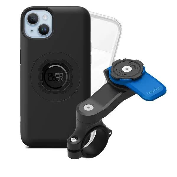 Motorcycle Handlebar Mount and Mag Case For iPhone 14 Plus by Quad Lock
