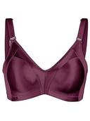 Moulded Wirefree Soft Cup Minimiser Bra, Burgundy / 12D by Naturana