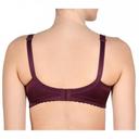 Moulded Wirefree Soft Cup Minimiser Bra, Burgundy / 12D by Naturana