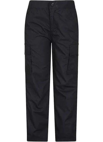 Mountain Warehouse Active Kids Trousers Multipack - Black | Size 11-12