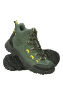 Mountain Warehouse Adventurer Mens Waterproof Boots - Green | Size 8½