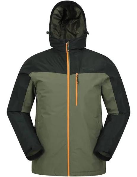 Mountain Warehouse Brisk Extreme Mens Waterproof Jacket - Green | Size XXS