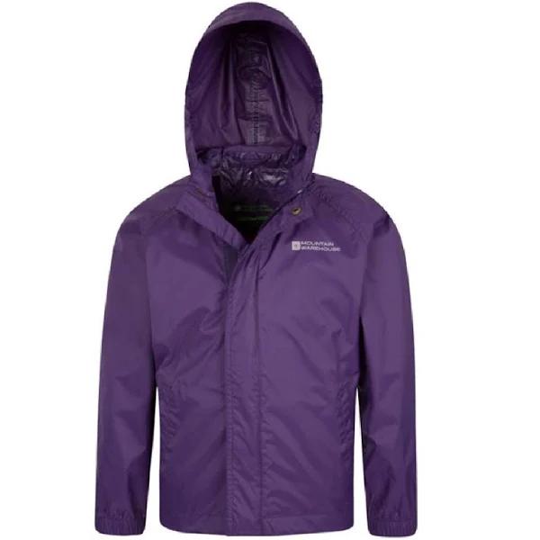 Mountain Warehouse Childrens/Kids Pakka Waterproof Jacket Dark Purple 2-3 Years