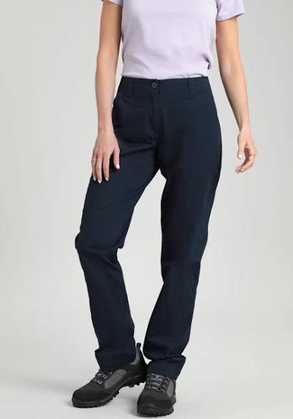 Mountain Warehouse Coastal Stretch Womens Trousers - Long Length - Navy | Size 12