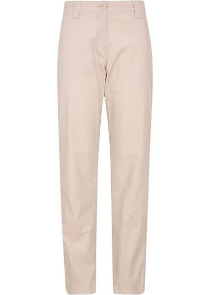 Mountain Warehouse Coastal Stretch Womens Trousers - Short Length - Beige | Size 20