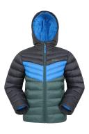 Mountain Warehouse Colourblock Seasons Kids Padded Jacket - Black | Size 13