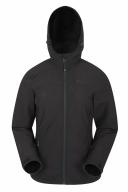 Mountain Warehouse Exodus Womens Water Resistant Softshell Jacket - Black | Size 16