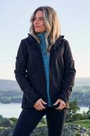 Mountain Warehouse Exodus Womens Water Resistant Softshell Jacket - Black | Size 16