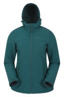 Mountain Warehouse Exodus Womens Water Resistant Softshell Jacket - Green | Size 16