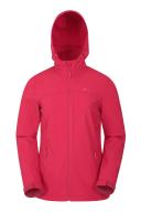 Mountain Warehouse Exodus Womens Water Resistant Softshell Jacket - Red | Size 18