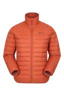 Mountain Warehouse Featherweight Down Mens Jacket - Orange | Size XS