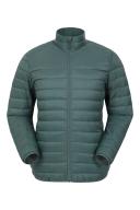 Mountain Warehouse Featherweight II Extreme Mens RDS Down Jacket - Green | Size L