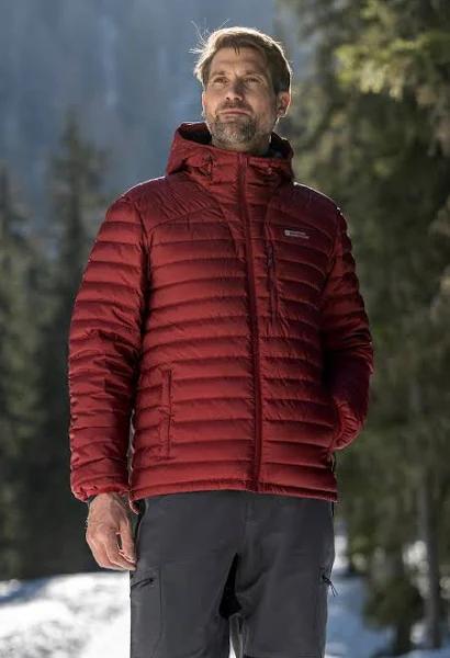 Mountain Warehouse Henry II Extreme Mens Down Padded Jacket - Dark Red | Size M