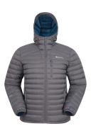 Mountain Warehouse Henry II Extreme Mens Down Padded Jacket - Grey | Size XL