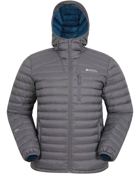 Mountain Warehouse Henry II Extreme Mens Down Padded Jacket - Grey | Size XL