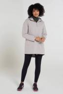 Mountain Warehouse Hilltop II Womens Waterproof Jacket - Beige | Size 24