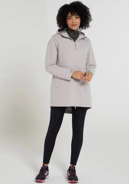 Mountain Warehouse Hilltop II Womens Waterproof Jacket - Beige | Size 24
