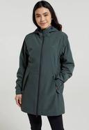 Mountain Warehouse Hilltop II Womens Waterproof Jacket - Beige | Size 28