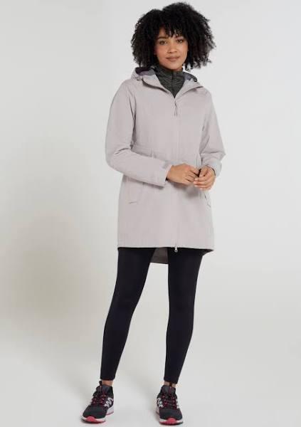 Mountain Warehouse Hilltop II Womens Waterproof Jacket - Beige | Size 28