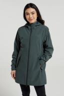 Mountain Warehouse Hilltop II Womens Waterproof Jacket - Green | Size 8