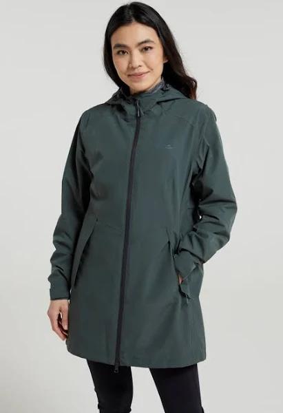 Mountain Warehouse Hilltop II Womens Waterproof Jacket - Green | Size 8