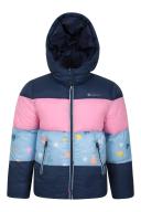 Mountain Warehouse Kids Printed Padded Jacket - Pink | Size 9-10