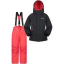 Mountain Warehouse Kids Printed Ski Jacket & Pant Set - Light Pink | Size 13