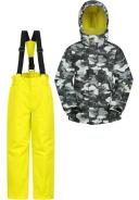 Mountain Warehouse Kids Printed Ski Jacket & Pant Set - Light Pink | Size 13