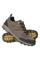 Mountain Warehouse McLeod Mens Outdoor Wide-Fit Walking Shoes - Brown | Size 11