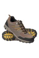 Mountain Warehouse McLeod Wide Fit Mens Shoes - Brown | Size 8