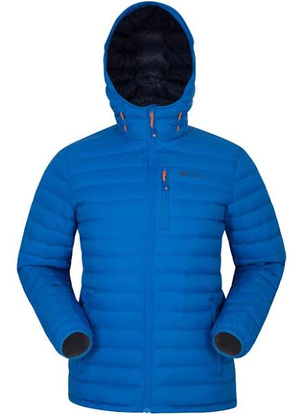 Mountain Warehouse Mens Down Padded Jacket Water Resistant Winter Coat - Navy Size Medium - AfterPay & zipPay Available
