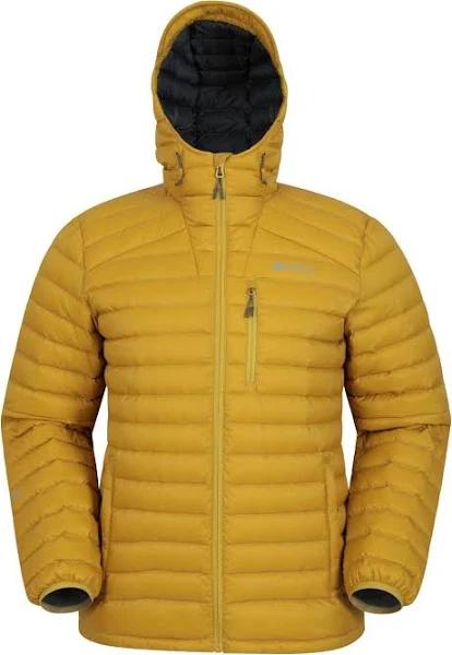 Mountain Warehouse Mens Henry II Extreme Down Filled Padded Jacket Soft Yellow 3XL