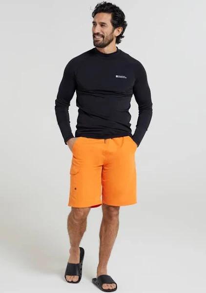 Mountain Warehouse Mens Long Sleeve Rash Vest - Charcoal | Size 4XL