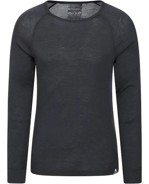 Mountain Warehouse Merino Mens Thermal Top - Grey | Size L